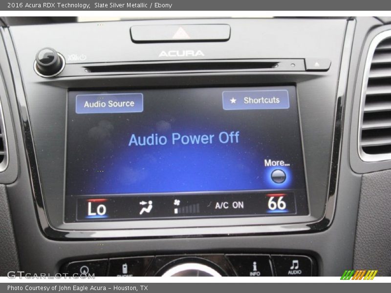 Slate Silver Metallic / Ebony 2016 Acura RDX Technology