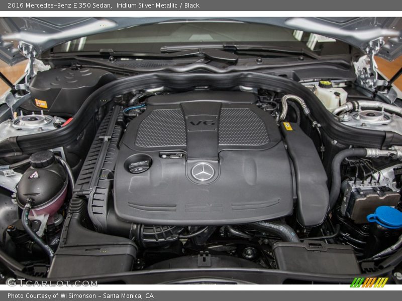 Iridium Silver Metallic / Black 2016 Mercedes-Benz E 350 Sedan