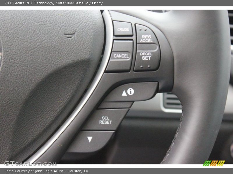 Slate Silver Metallic / Ebony 2016 Acura RDX Technology