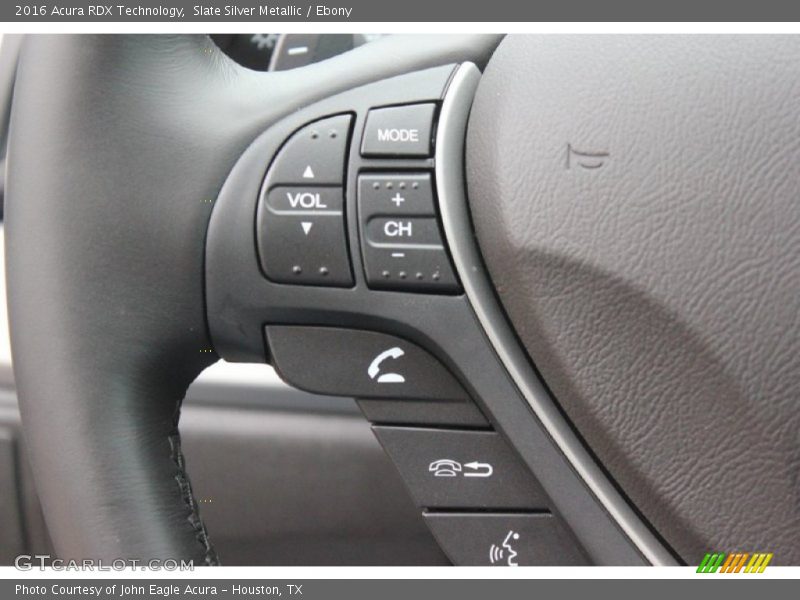 Slate Silver Metallic / Ebony 2016 Acura RDX Technology