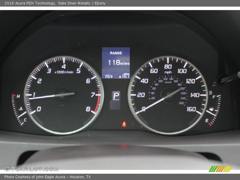 Slate Silver Metallic / Ebony 2016 Acura RDX Technology