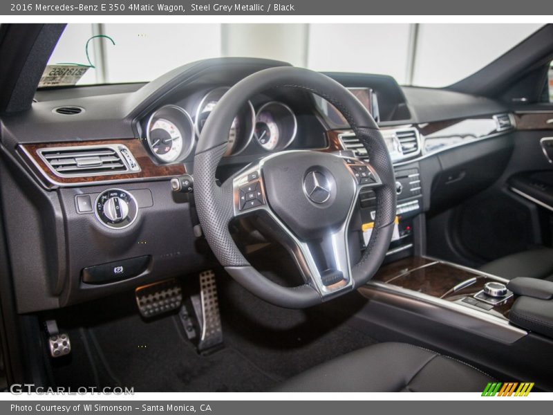 Steel Grey Metallic / Black 2016 Mercedes-Benz E 350 4Matic Wagon