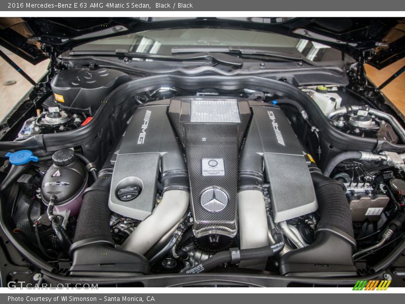  2016 E 63 AMG 4Matic S Sedan Engine - 5.5 Liter AMG DI biturbo DOHC 32-Valve VVT V8