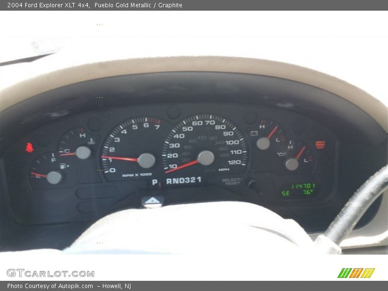 Pueblo Gold Metallic / Graphite 2004 Ford Explorer XLT 4x4
