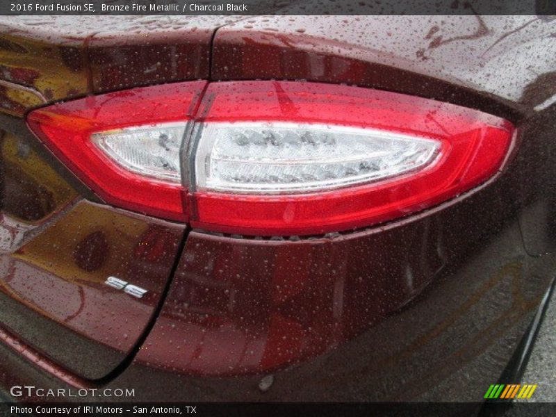 Bronze Fire Metallic / Charcoal Black 2016 Ford Fusion SE