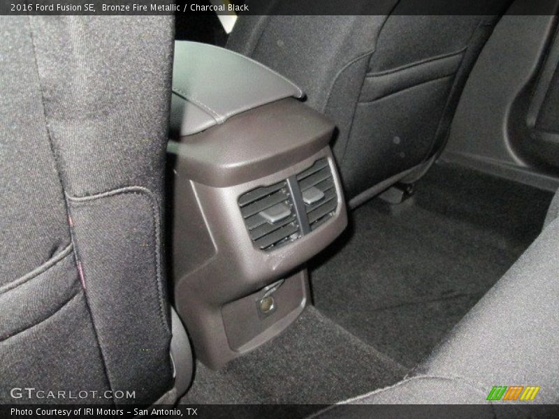 Bronze Fire Metallic / Charcoal Black 2016 Ford Fusion SE