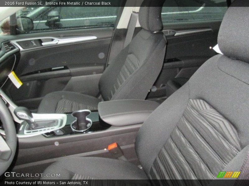 Bronze Fire Metallic / Charcoal Black 2016 Ford Fusion SE