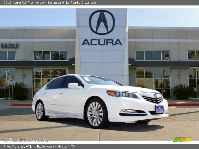 Bellanova White Pearl / Graystone 2016 Acura RLX Technology