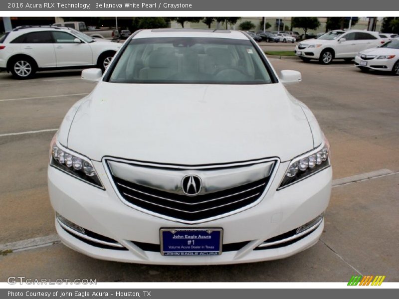 Bellanova White Pearl / Graystone 2016 Acura RLX Technology