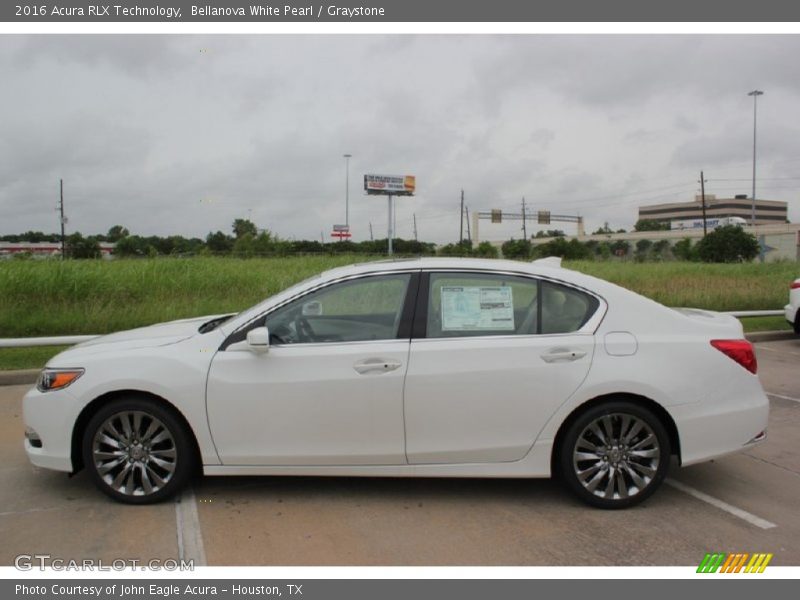 Bellanova White Pearl / Graystone 2016 Acura RLX Technology