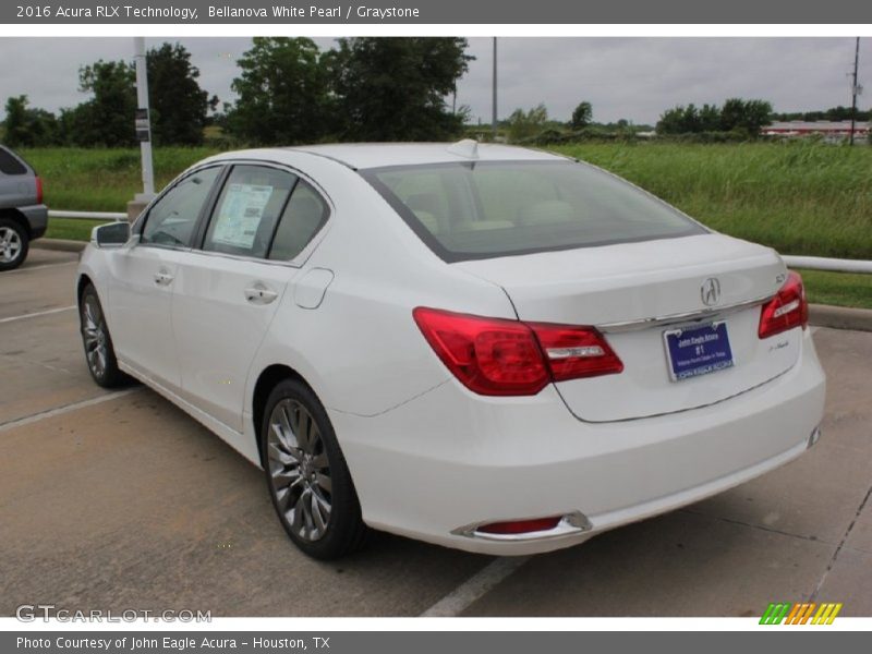 Bellanova White Pearl / Graystone 2016 Acura RLX Technology