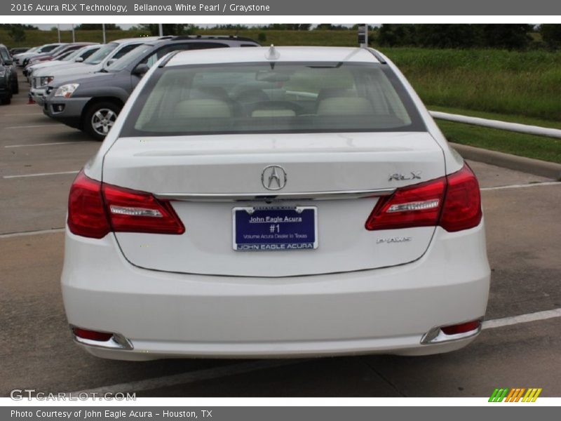 Bellanova White Pearl / Graystone 2016 Acura RLX Technology