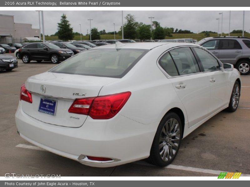 Bellanova White Pearl / Graystone 2016 Acura RLX Technology