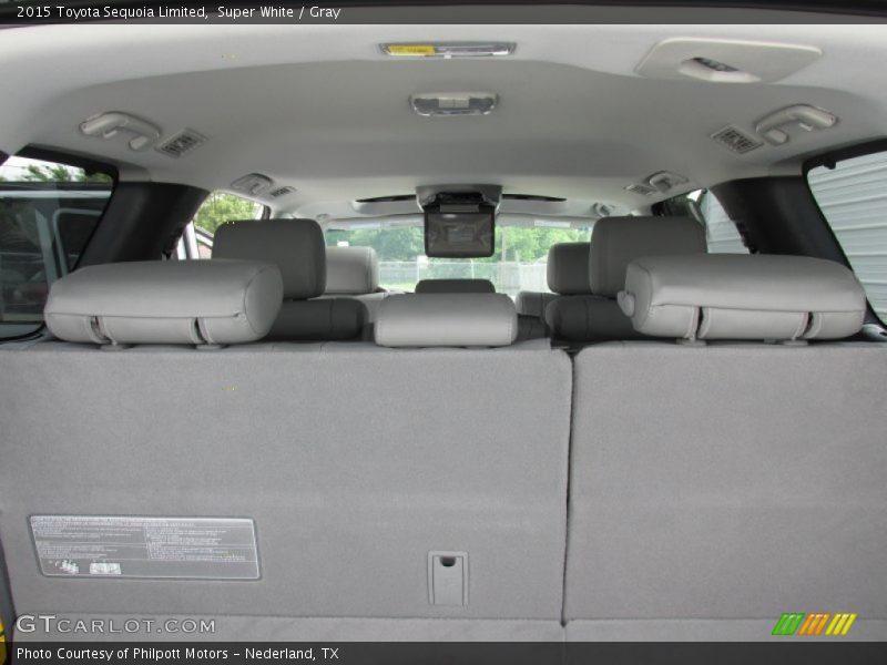 Super White / Gray 2015 Toyota Sequoia Limited