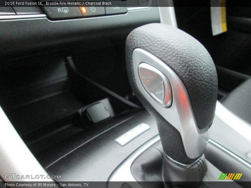 Bronze Fire Metallic / Charcoal Black 2016 Ford Fusion SE