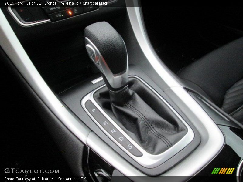 Bronze Fire Metallic / Charcoal Black 2016 Ford Fusion SE