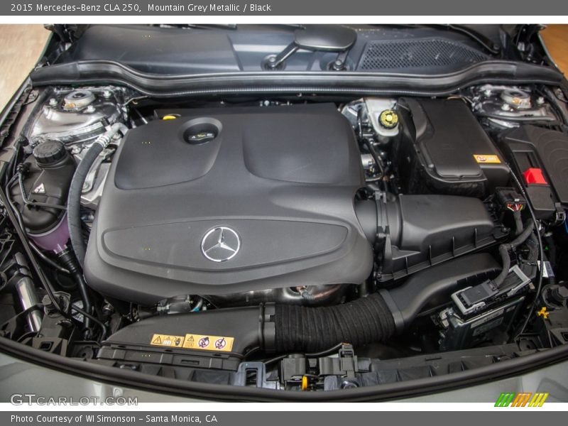 Mountain Grey Metallic / Black 2015 Mercedes-Benz CLA 250