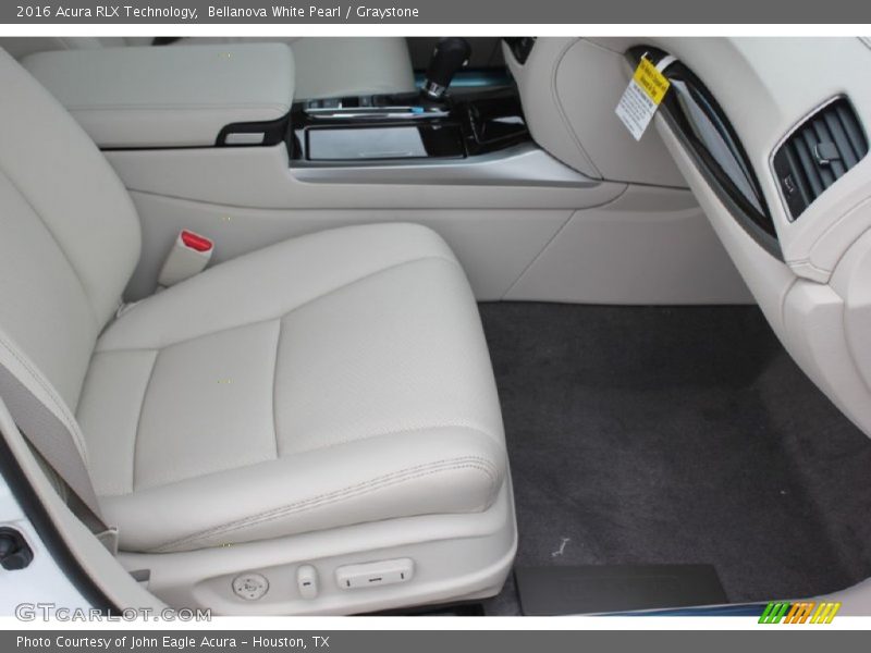 Bellanova White Pearl / Graystone 2016 Acura RLX Technology