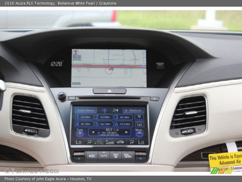 Bellanova White Pearl / Graystone 2016 Acura RLX Technology
