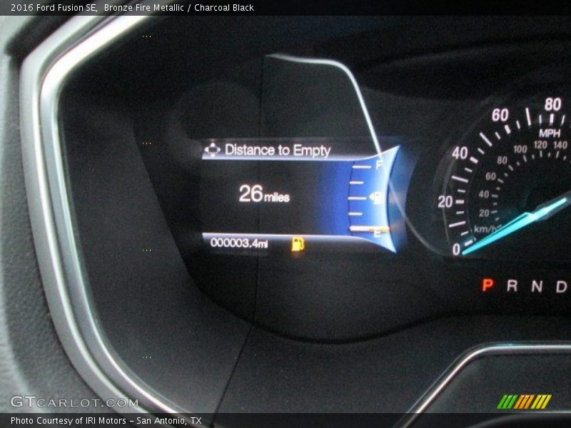 Bronze Fire Metallic / Charcoal Black 2016 Ford Fusion SE
