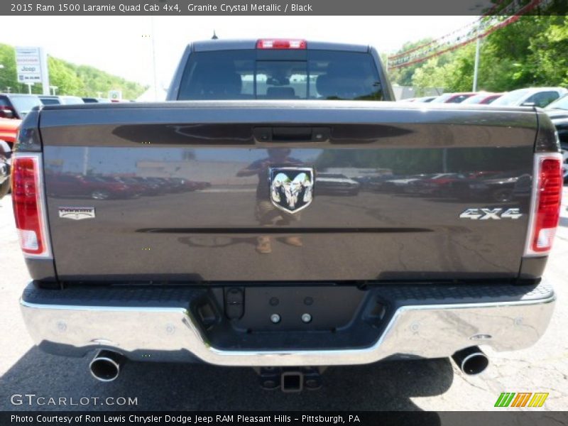 Granite Crystal Metallic / Black 2015 Ram 1500 Laramie Quad Cab 4x4