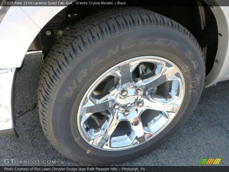 Granite Crystal Metallic / Black 2015 Ram 1500 Laramie Quad Cab 4x4