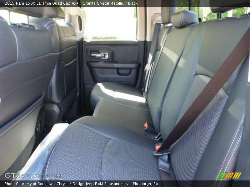 Granite Crystal Metallic / Black 2015 Ram 1500 Laramie Quad Cab 4x4