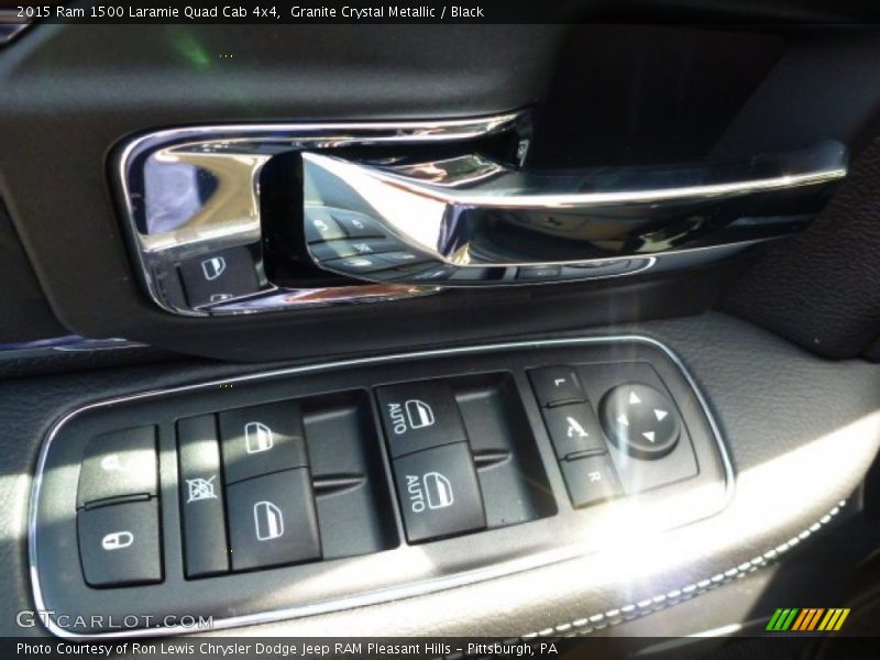 Granite Crystal Metallic / Black 2015 Ram 1500 Laramie Quad Cab 4x4