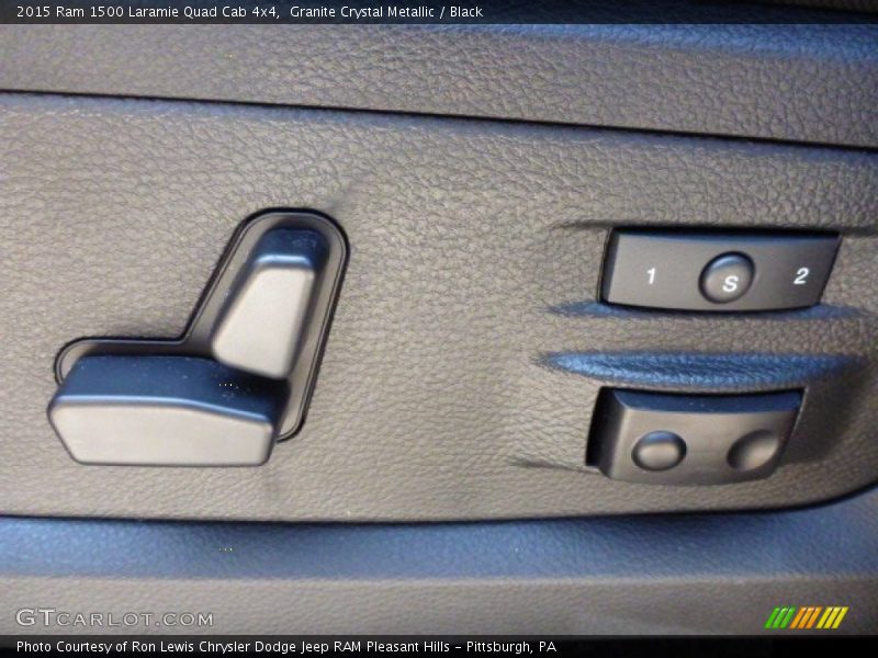 Granite Crystal Metallic / Black 2015 Ram 1500 Laramie Quad Cab 4x4