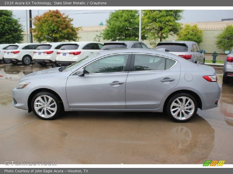 Slate Silver Metallic / Graystone 2016 Acura ILX Technology