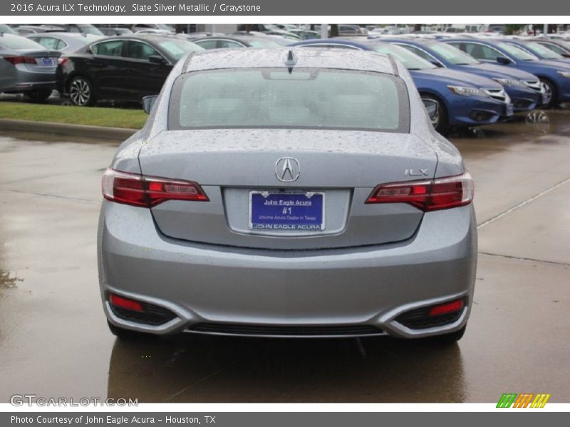 Slate Silver Metallic / Graystone 2016 Acura ILX Technology