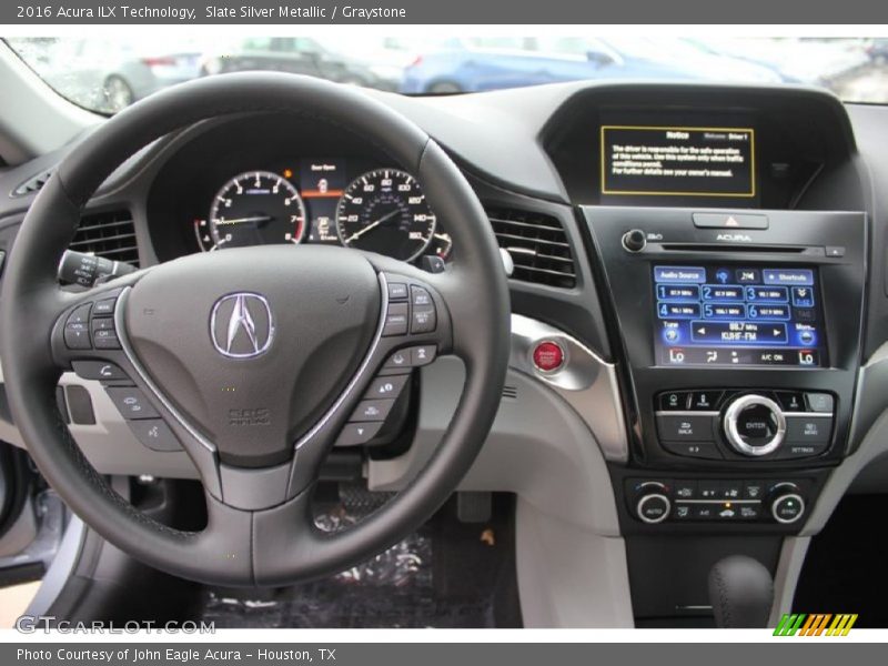 Slate Silver Metallic / Graystone 2016 Acura ILX Technology