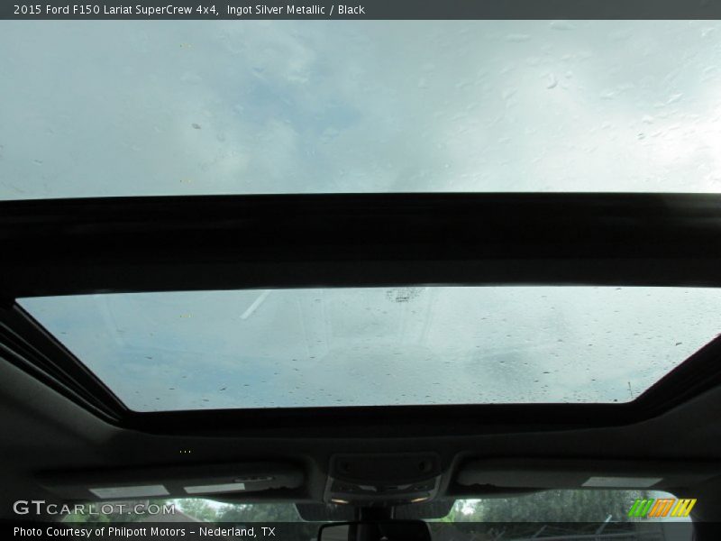 Ingot Silver Metallic / Black 2015 Ford F150 Lariat SuperCrew 4x4
