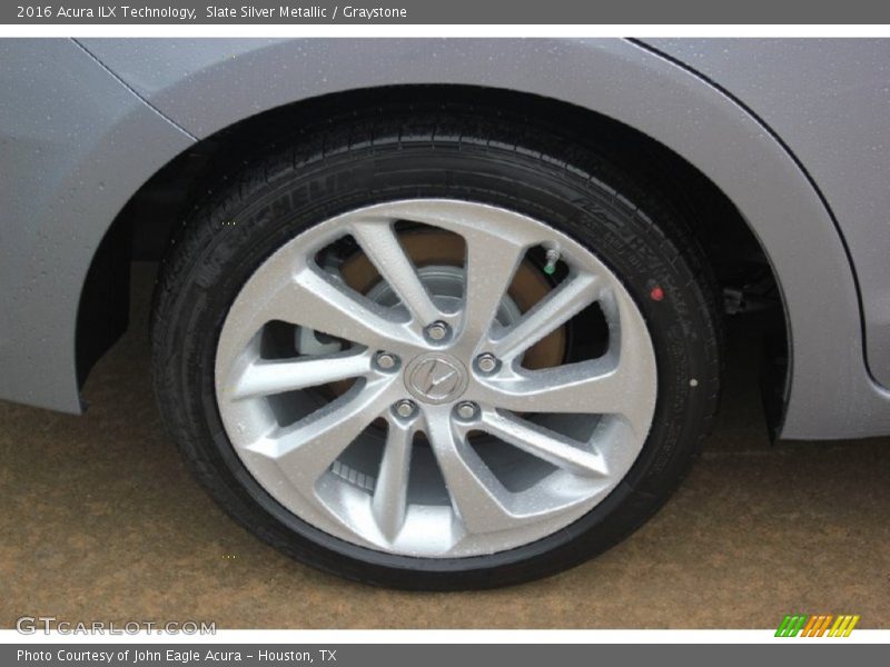 Slate Silver Metallic / Graystone 2016 Acura ILX Technology