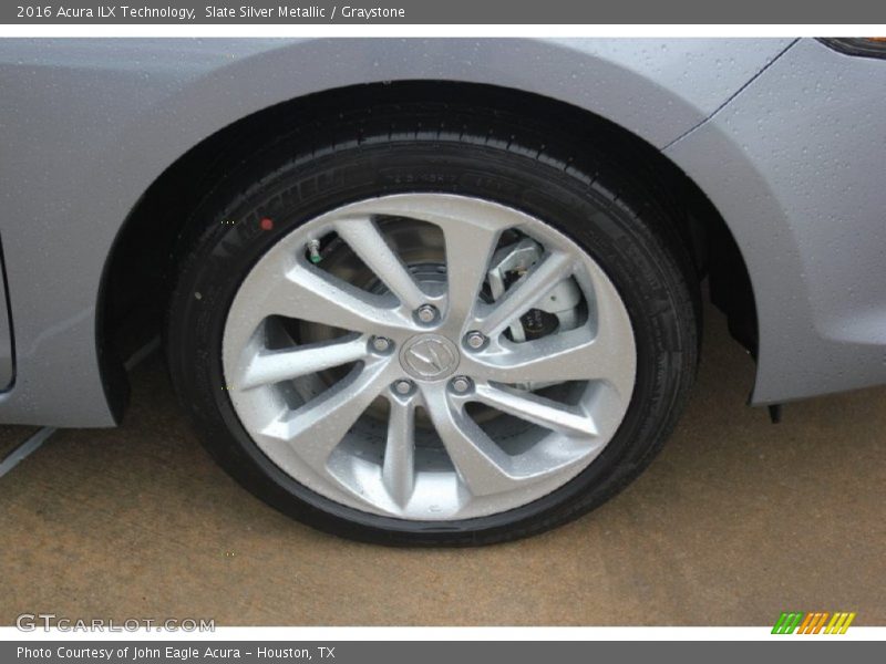 Slate Silver Metallic / Graystone 2016 Acura ILX Technology