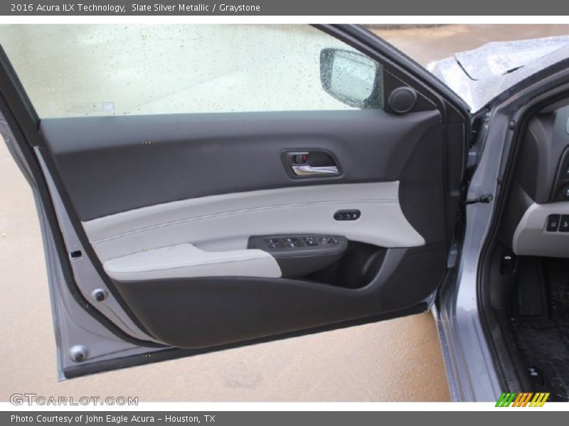 Slate Silver Metallic / Graystone 2016 Acura ILX Technology
