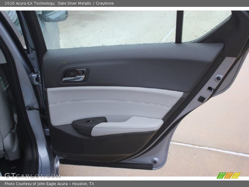 Slate Silver Metallic / Graystone 2016 Acura ILX Technology
