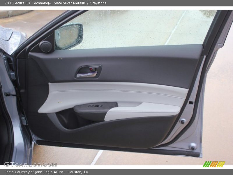 Slate Silver Metallic / Graystone 2016 Acura ILX Technology