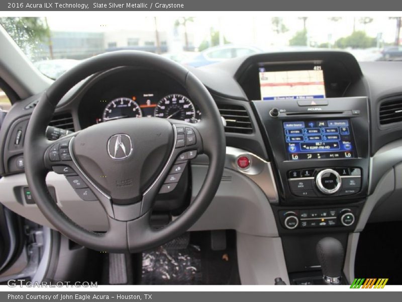 Slate Silver Metallic / Graystone 2016 Acura ILX Technology