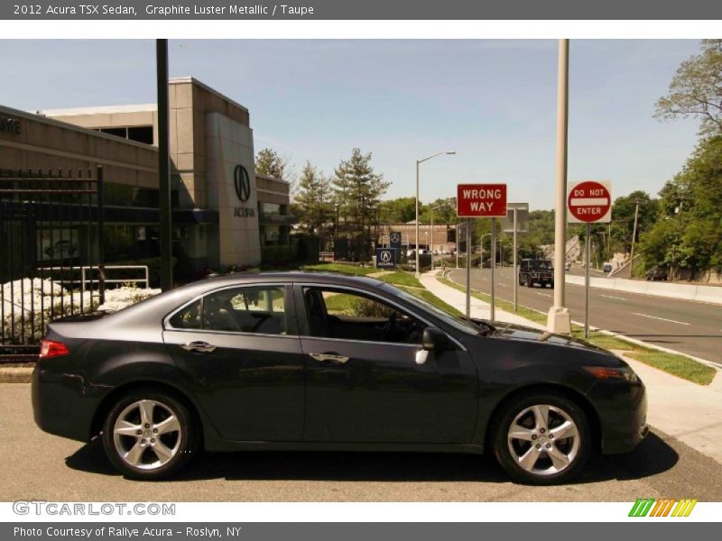 Graphite Luster Metallic / Taupe 2012 Acura TSX Sedan