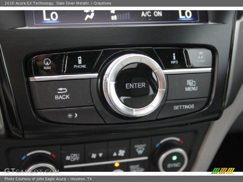 Slate Silver Metallic / Graystone 2016 Acura ILX Technology