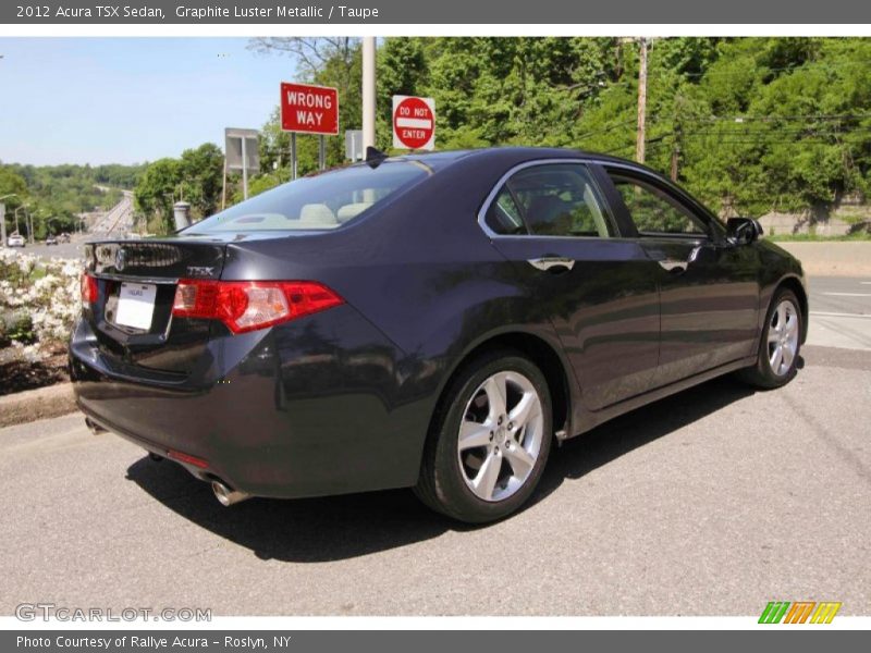 Graphite Luster Metallic / Taupe 2012 Acura TSX Sedan