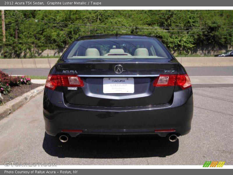 Graphite Luster Metallic / Taupe 2012 Acura TSX Sedan