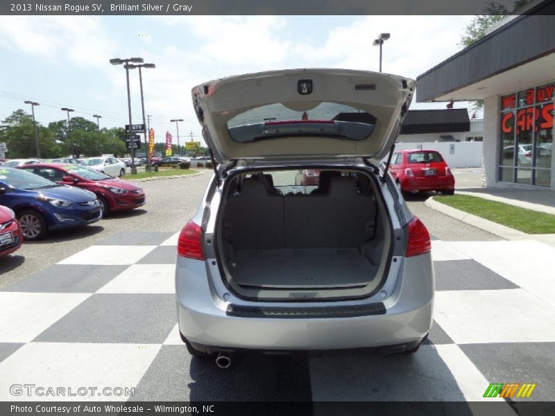 Brilliant Silver / Gray 2013 Nissan Rogue SV