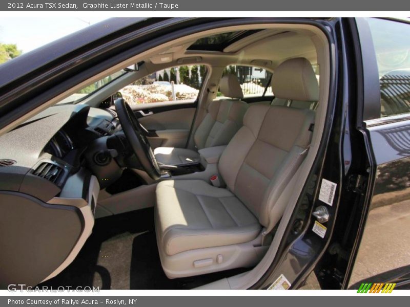 Graphite Luster Metallic / Taupe 2012 Acura TSX Sedan