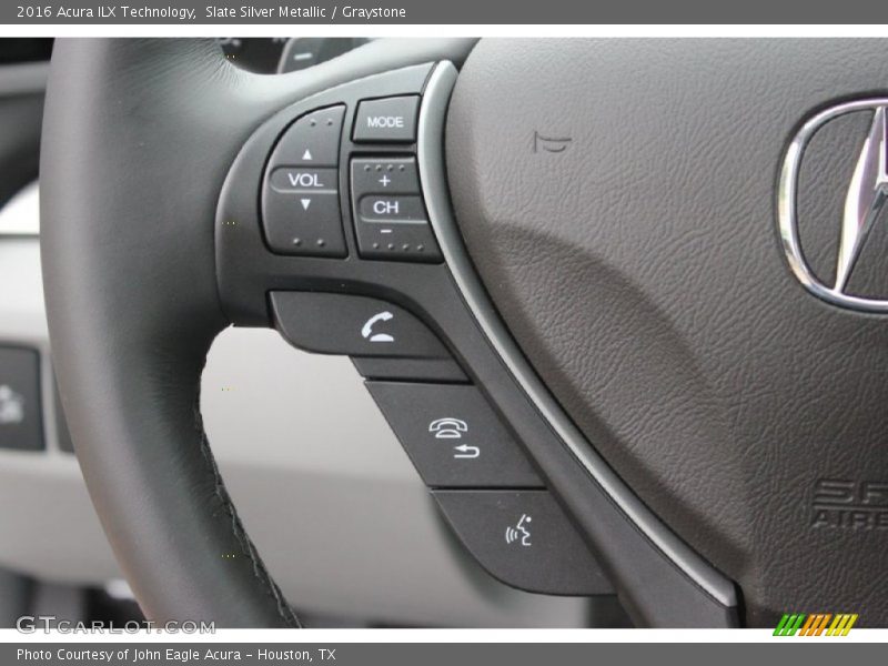 Slate Silver Metallic / Graystone 2016 Acura ILX Technology