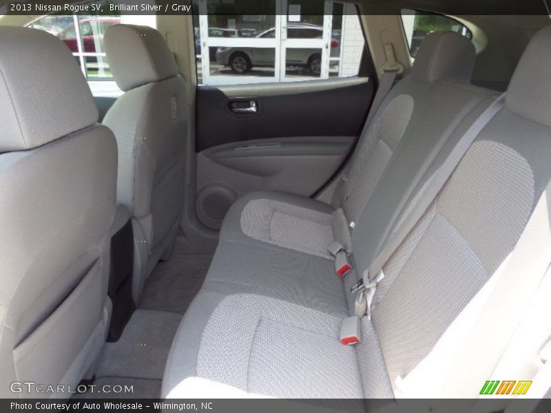 Brilliant Silver / Gray 2013 Nissan Rogue SV