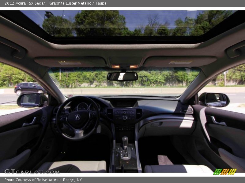 Graphite Luster Metallic / Taupe 2012 Acura TSX Sedan