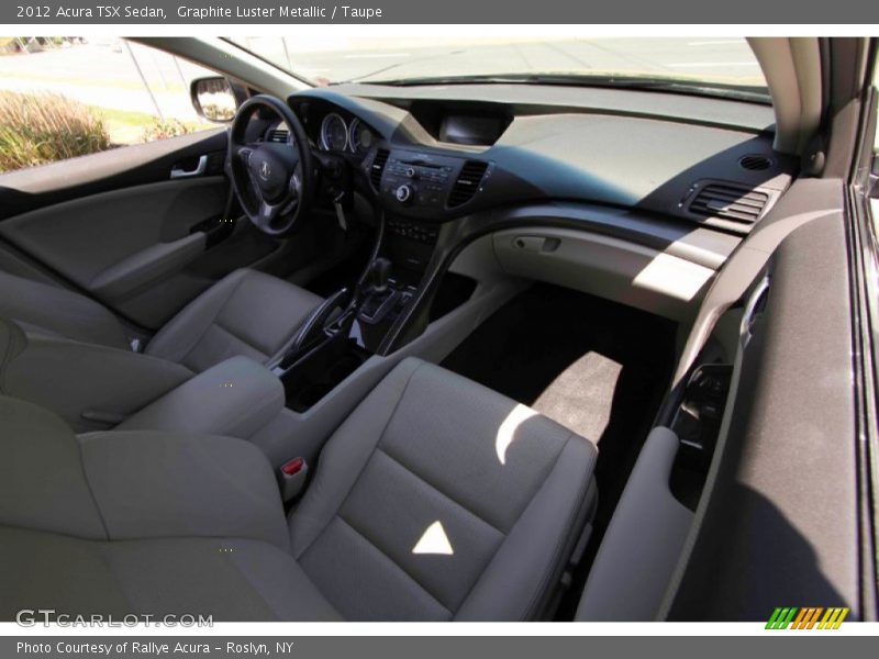 Graphite Luster Metallic / Taupe 2012 Acura TSX Sedan