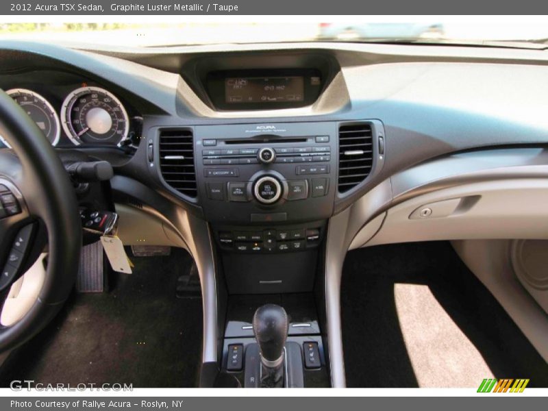 Graphite Luster Metallic / Taupe 2012 Acura TSX Sedan